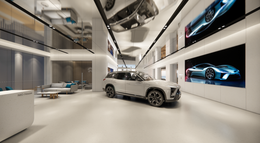 Design and Visualization for Car Exhibition