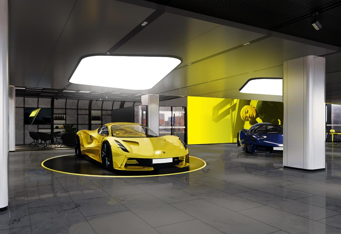 Design and Visualization for Car Exhibition