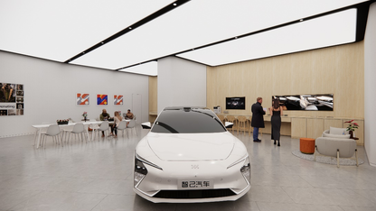 Design and Visualization for Car Exhibition