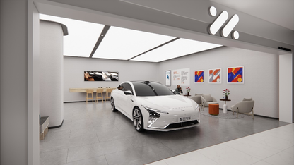 Design and Visualization for Car Exhibition