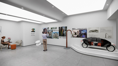 Design and Visualization for Car Exhibition