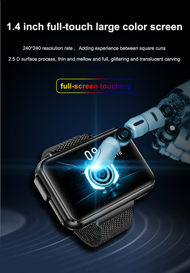 T91 Smart Watch Bluetooth Earphones Two-in-One