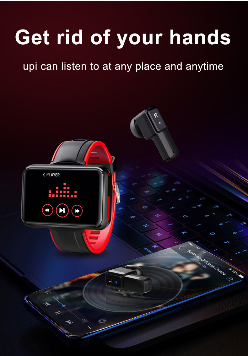 T91 Smart Watch Bluetooth Earphones Two-in-One