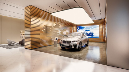 Design and Visualization for Car Exhibition