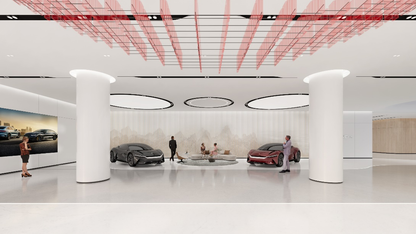 Design and Visualization for Car Exhibition