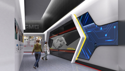 Design and Visualization for Exhibition Hall