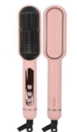 Negative ion straightening and curly hair comb KD380KS