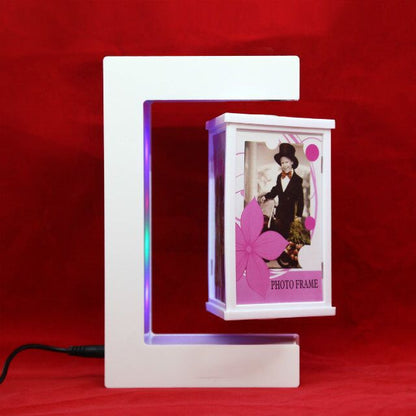 Magnetic Levitation Three-Sided Photo Frame