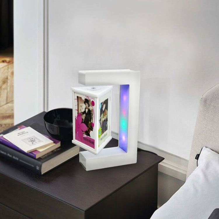 Magnetic Levitation Three-Sided Photo Frame