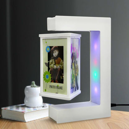 Magnetic Levitation Three-Sided Photo Frame