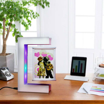 Magnetic Levitation Three-Sided Photo Frame