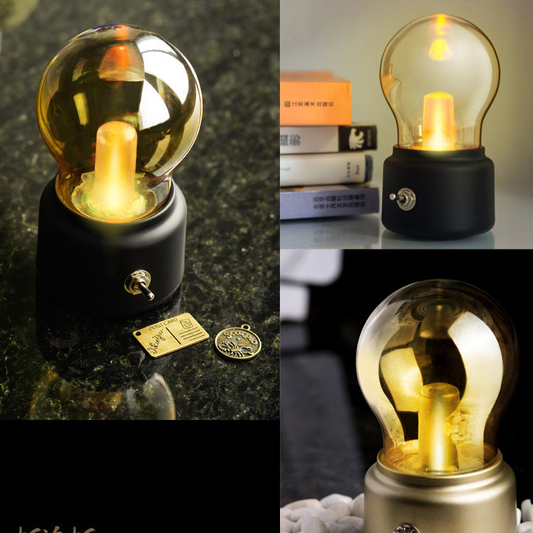 Creative retro nostalgic British light bulb