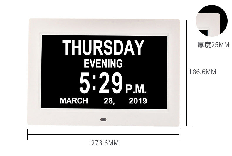 10-inch large screen electronic clock digital photo