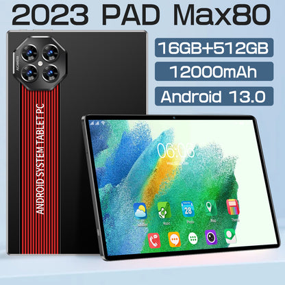 Max80 new 10.1-inch tablet computer HD screen Android smart call WiF (hot version)