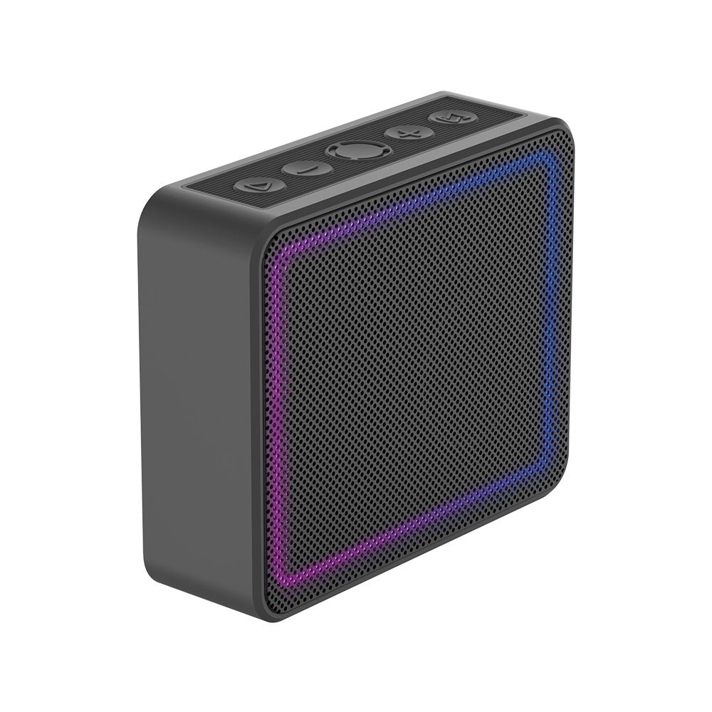 Square simple lighting wireless Bluetooth speaker