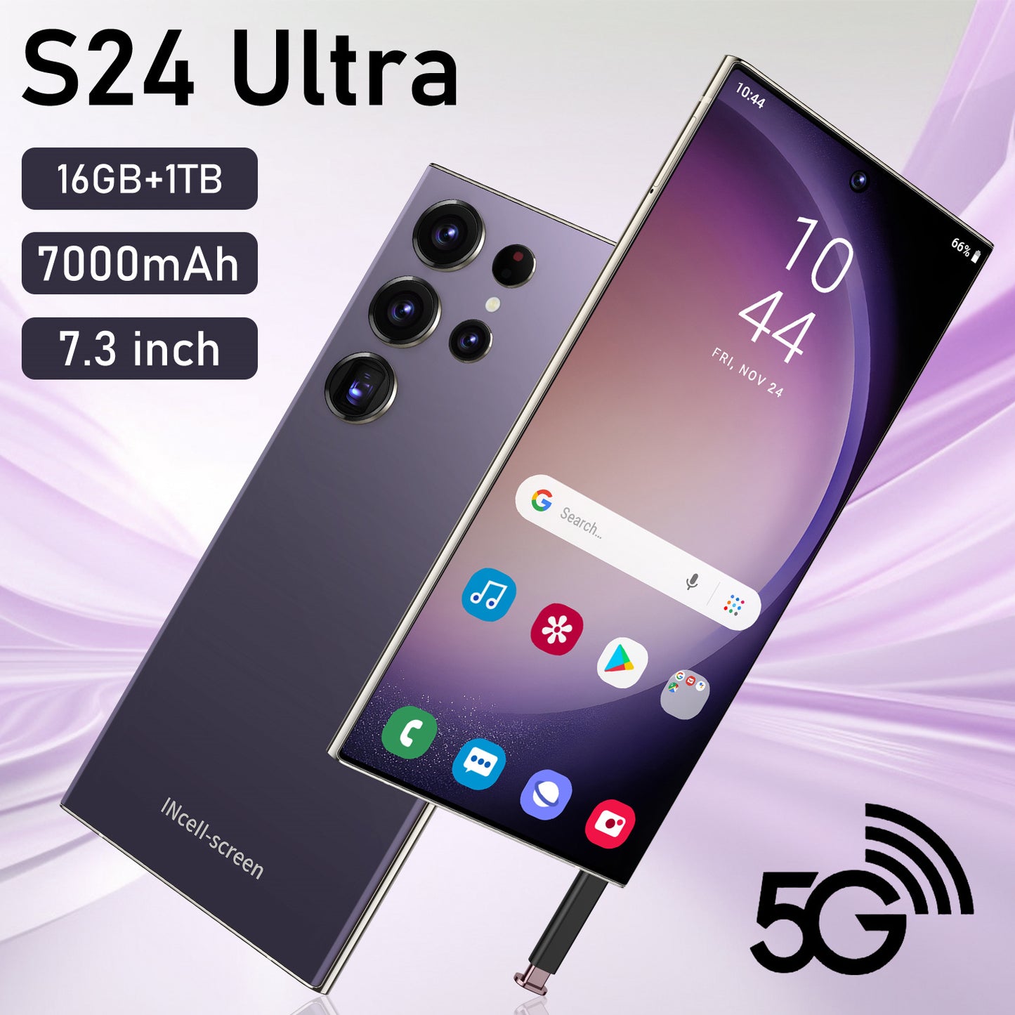 S24 Ultra Smartphone Large Screen 16+1T