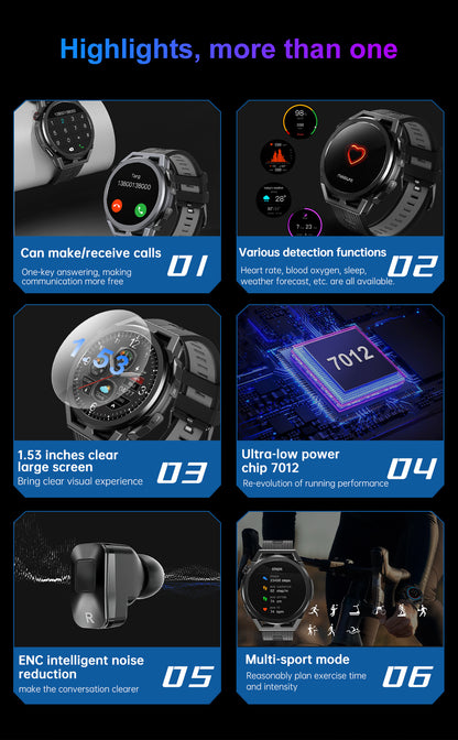 N18 smartwatch Bluetooth headset 2-in-1