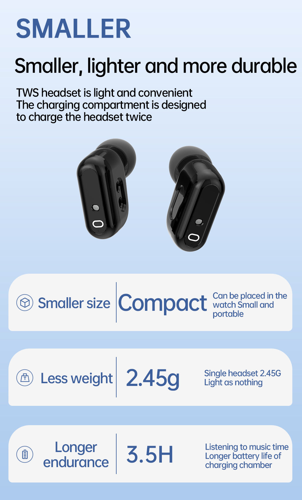 X8S smartwatch Bluetooth earphones