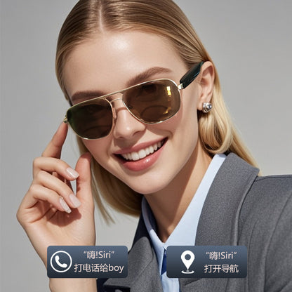 GS02 Polarized Sunglasses Bluetooth Glasses Driving Glasses