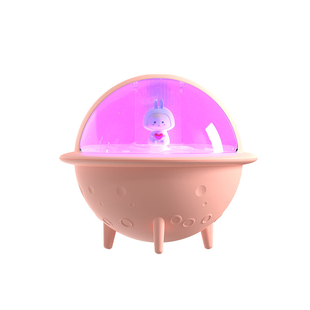 Space Ball Humidifier USB Desktop Colorful Night Light