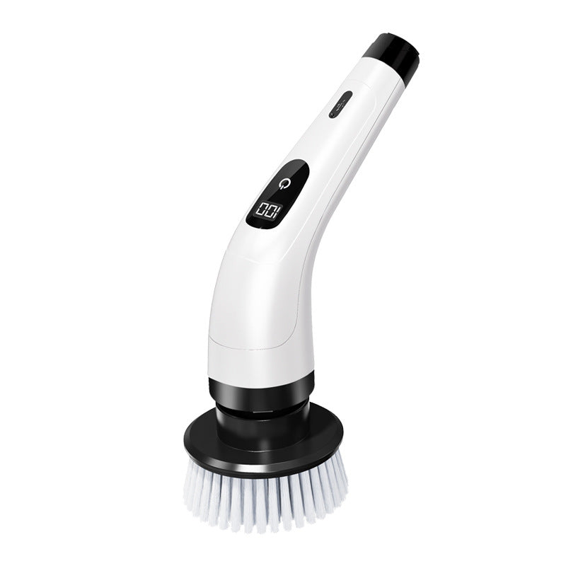 Multifunctional waterproof cordless electric cleaning brush