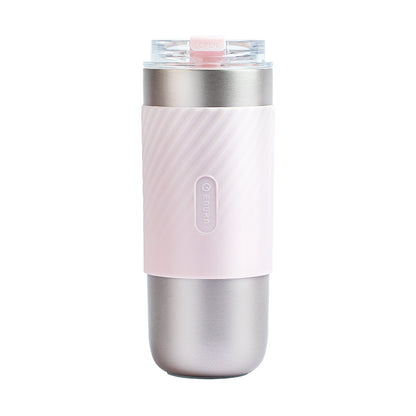 Coffee cup portable large capacity portable stainless steel