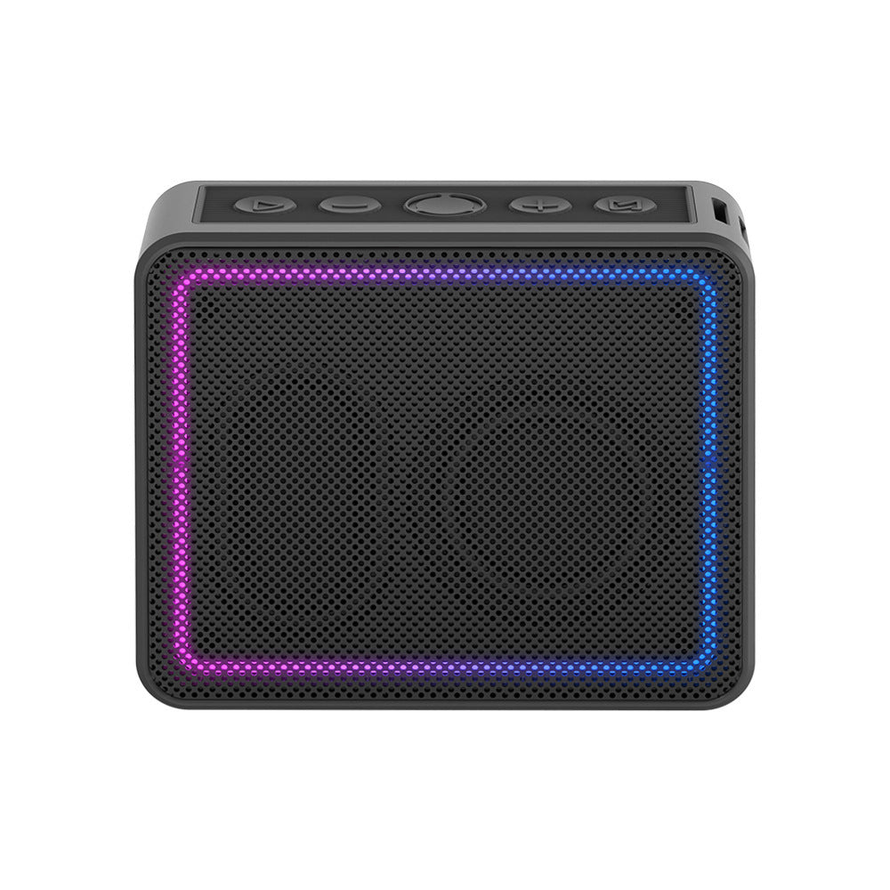 Square simple lighting wireless Bluetooth speaker