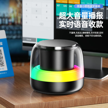 New colorful round RGB Bluetooth speaker