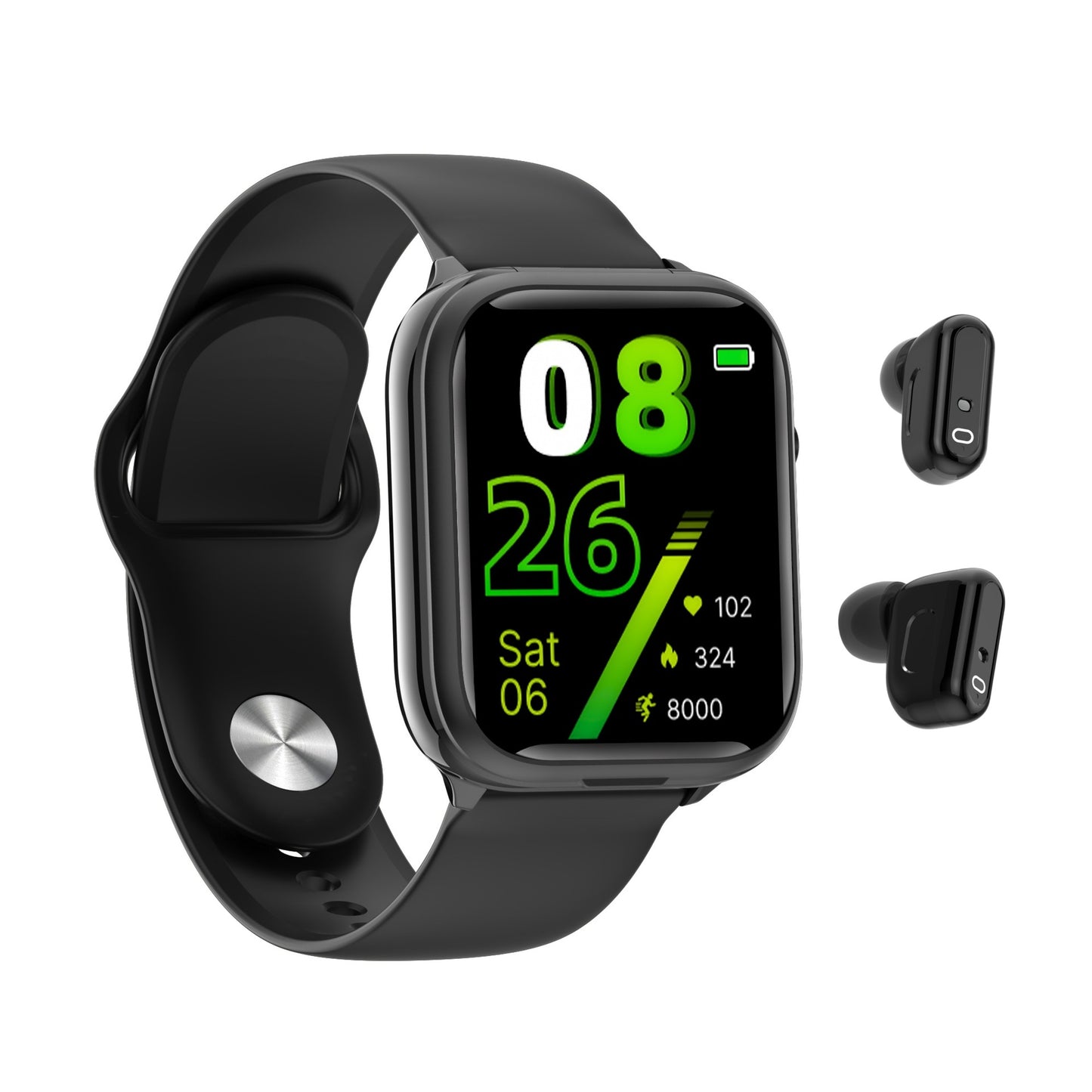 X8S smartwatch Bluetooth earphones