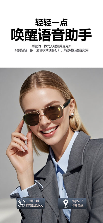 GS02 Polarized Sunglasses Bluetooth Glasses Driving Glasses