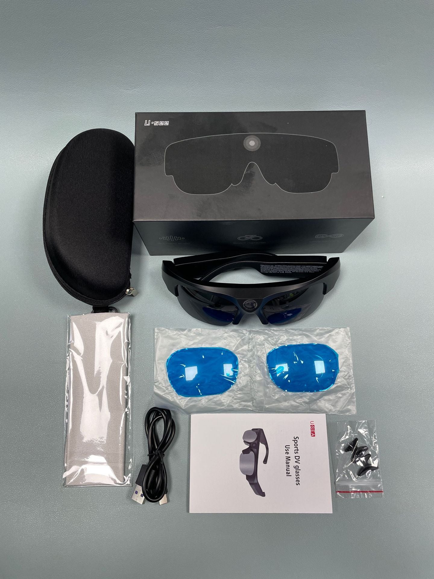 Cross-border smart Bluetooth glasses 2K