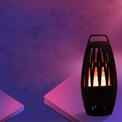 European and American style LED flame light Bluetooth speaker