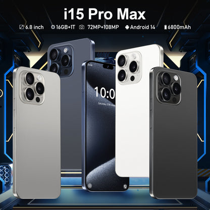 New i15 Pro Max4+64GB 6.8 inch cell