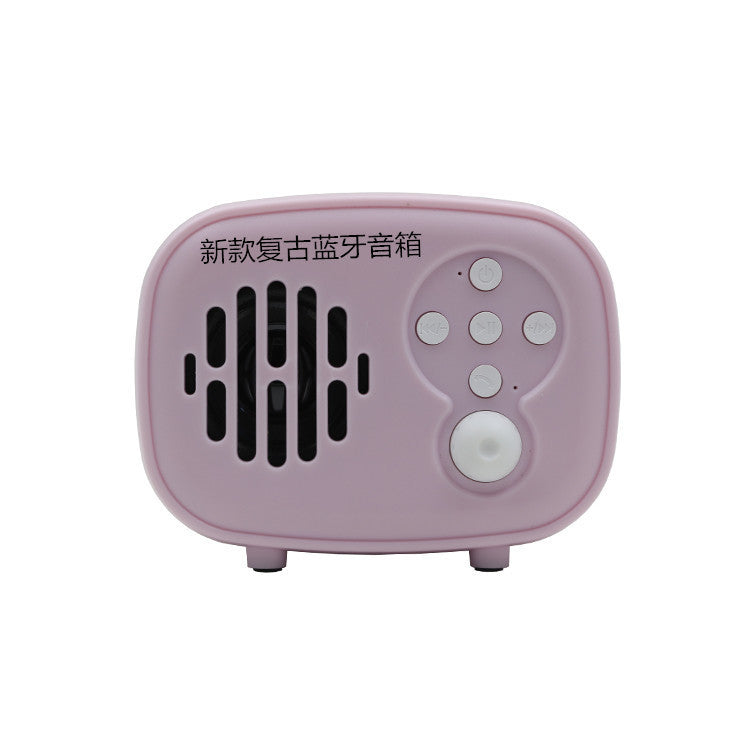 2024 New Retro Bluetooth Speaker Mini Portable Desktop