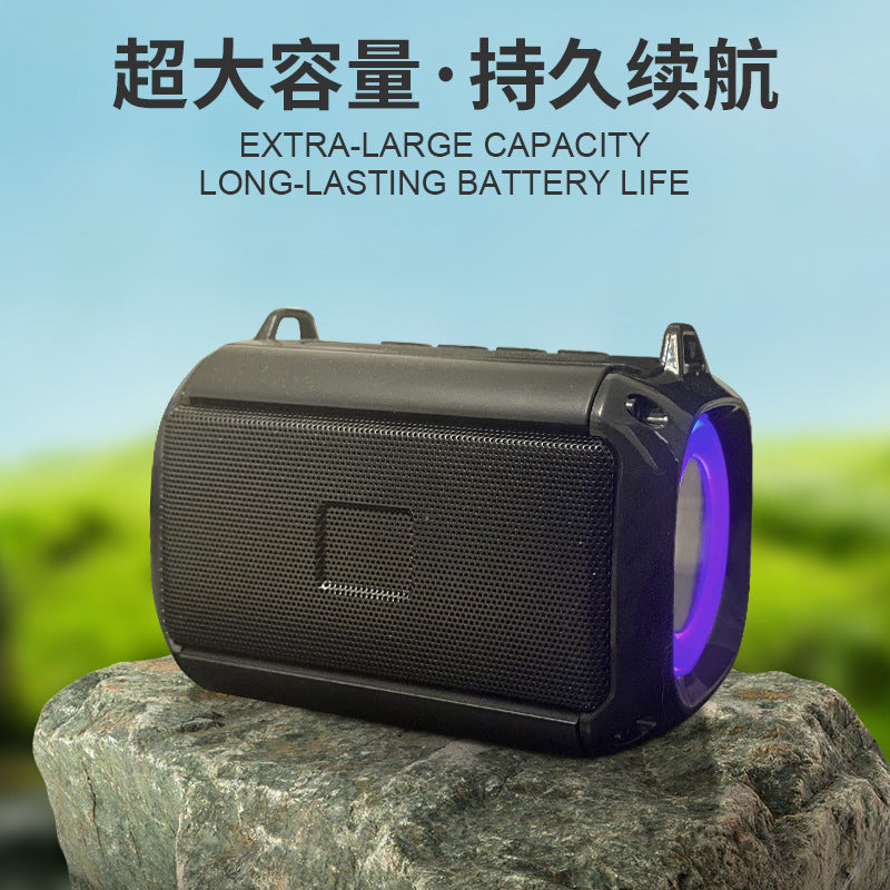 Outdoor travel wireless Bluetooth speaker, high-value small steel cannon