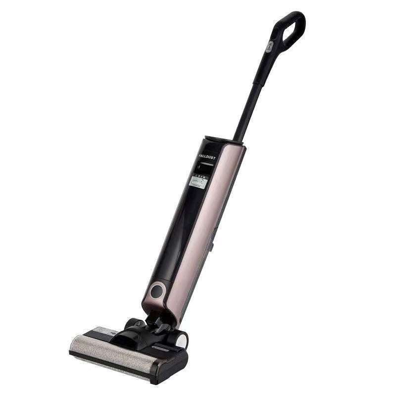 Wireless intelligent floor scrubber, wet and dry dual-purpose suction