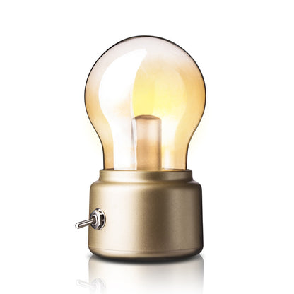 Creative retro nostalgic British light bulb