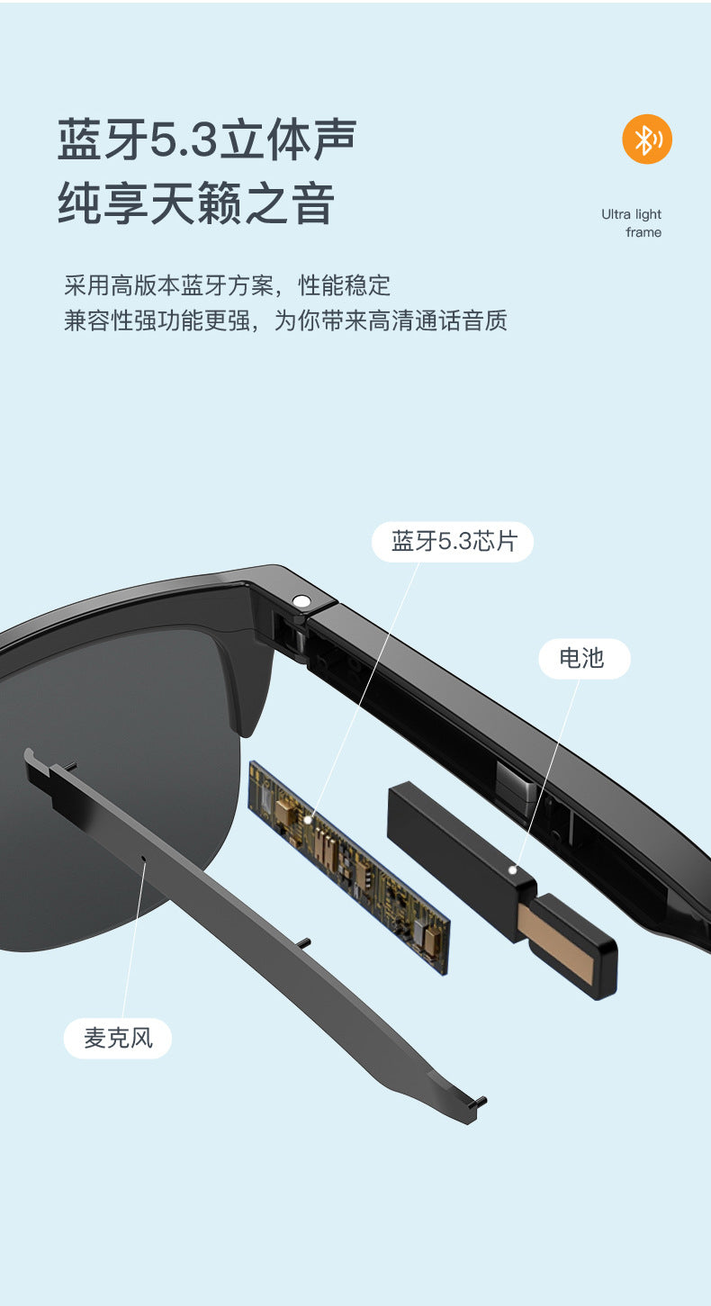 F06/F07/F08 new Bluetooth glasses