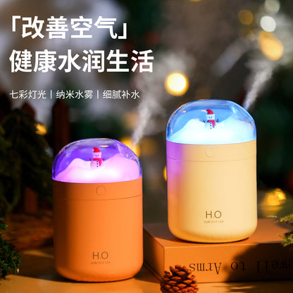 New product Snowman humidifier Colorful atmosphere light