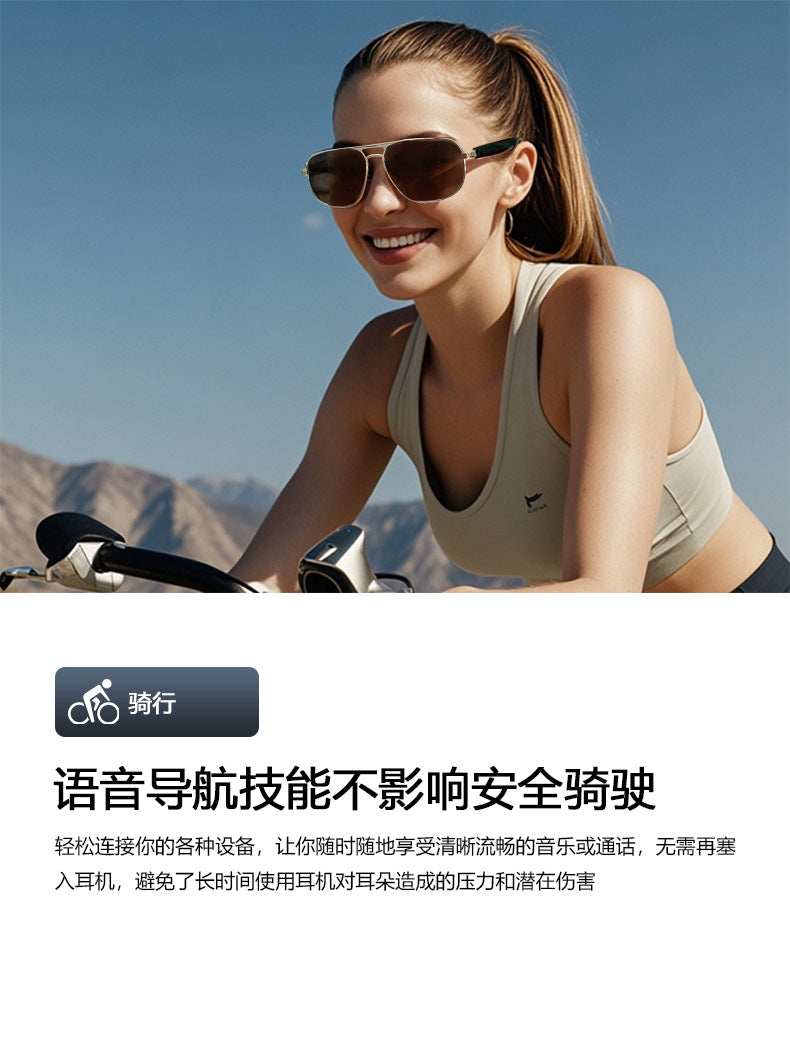 GS02 Polarized Sunglasses Bluetooth Glasses Driving Glasses