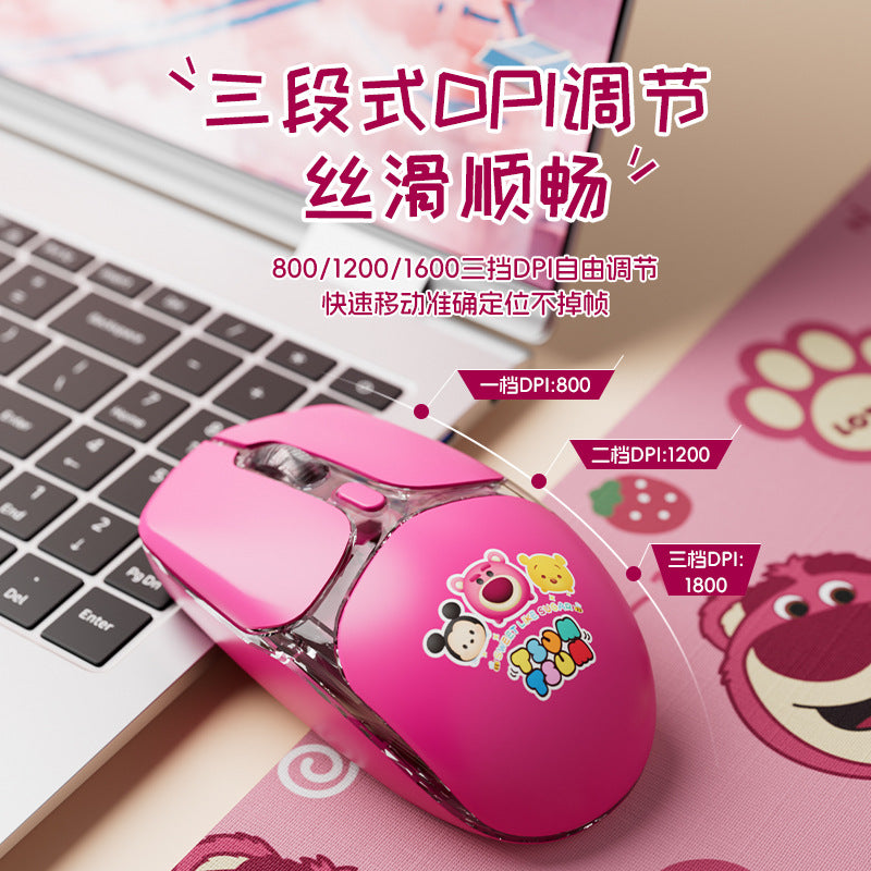 New genuine Strawberry Bear Bluetooth wireless mouse