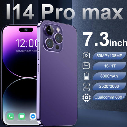 Mobile phone i14ProMax large screen 7.3