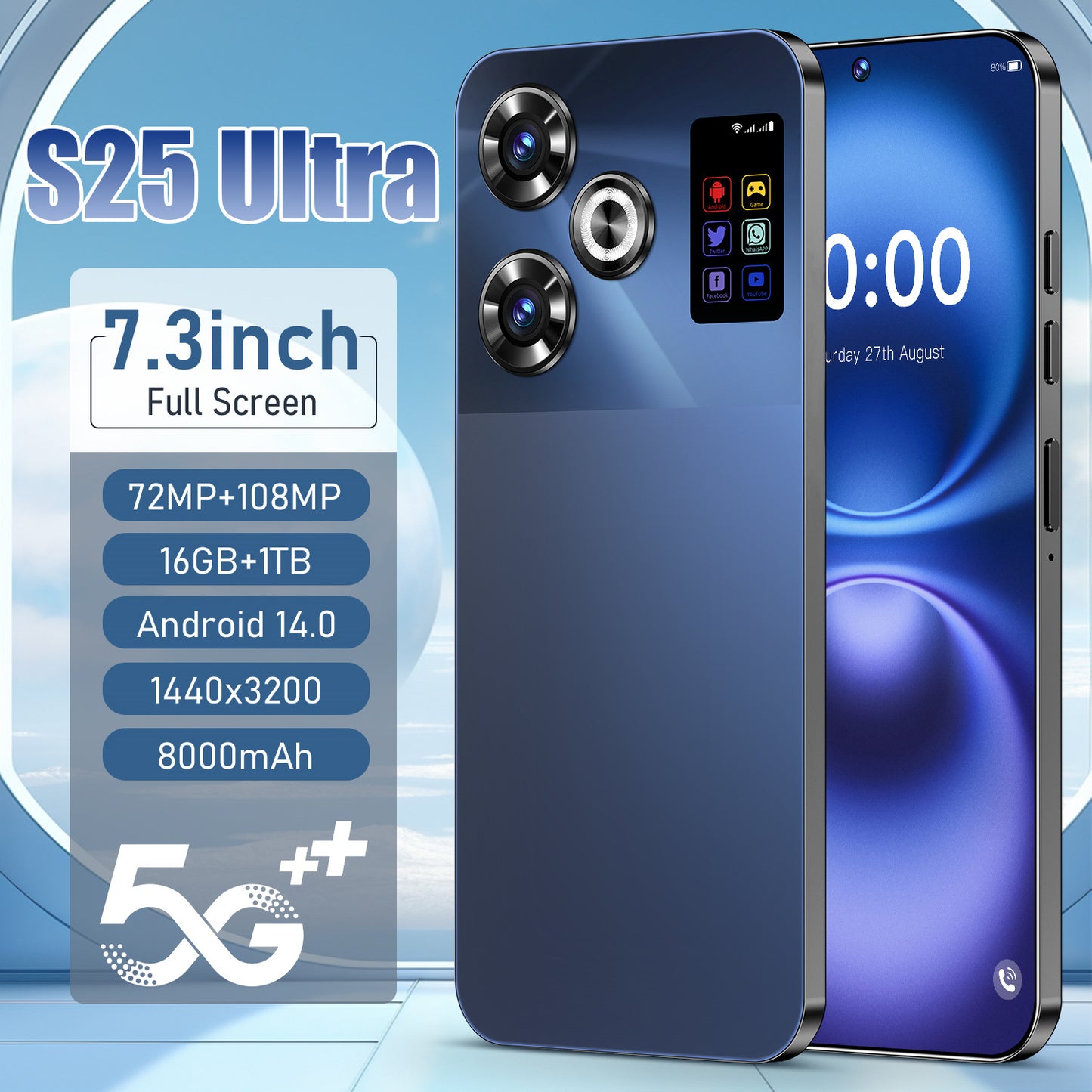 New S25 Ultra Smartphone 16+1TB