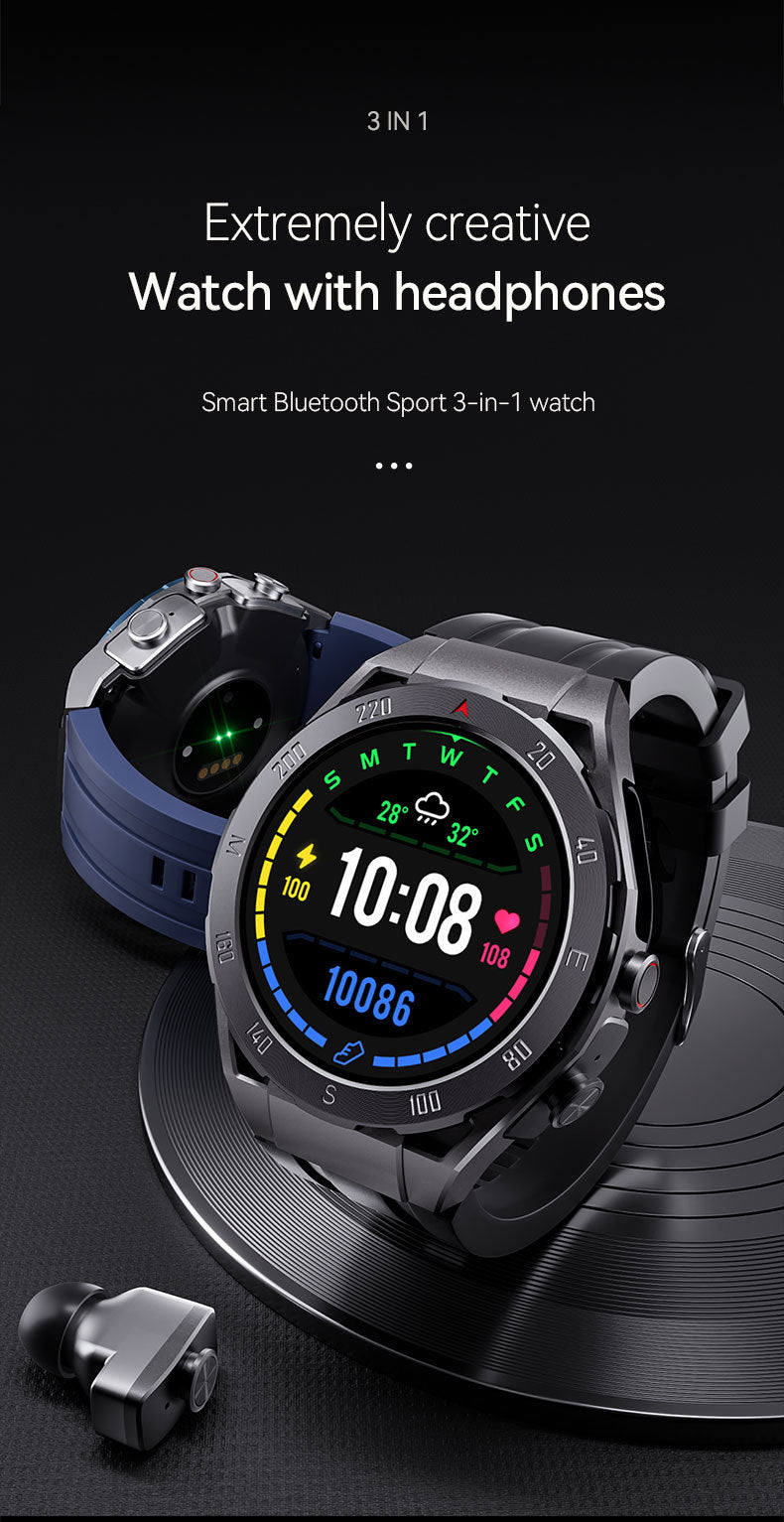 F33 smartwatch Bluetooth headset 2-in-1