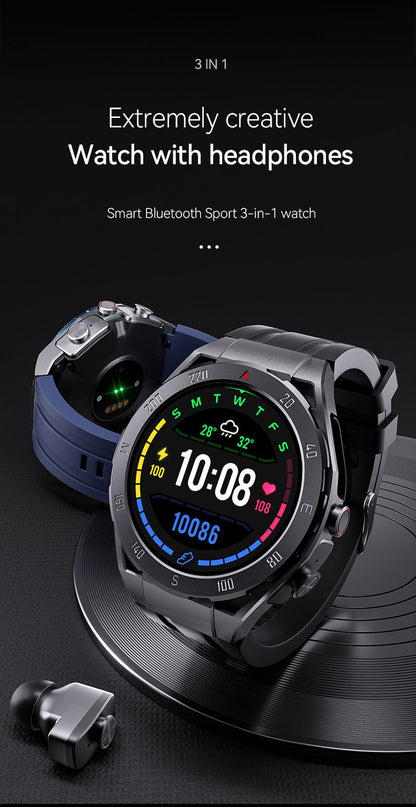 F33 smartwatch Bluetooth headset 2-in-1