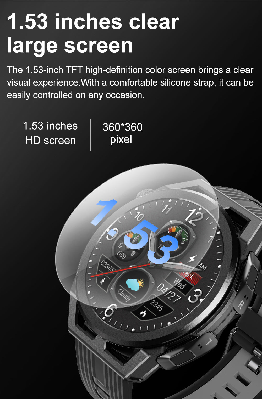 N18 smartwatch Bluetooth headset 2-in-1