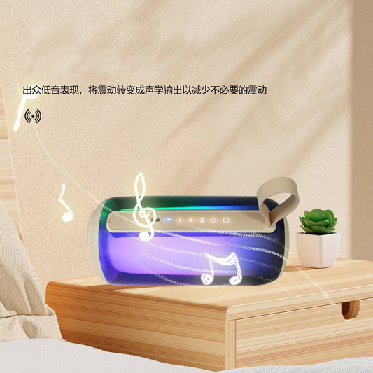 2023 new bluetooth speaker colorful full screen smart desktop