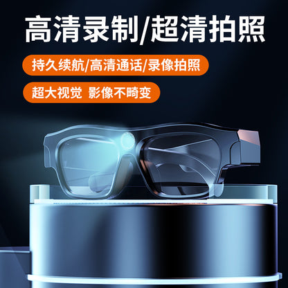 Head-mounted fashion smart Bluetooth glasses wireless DV4K