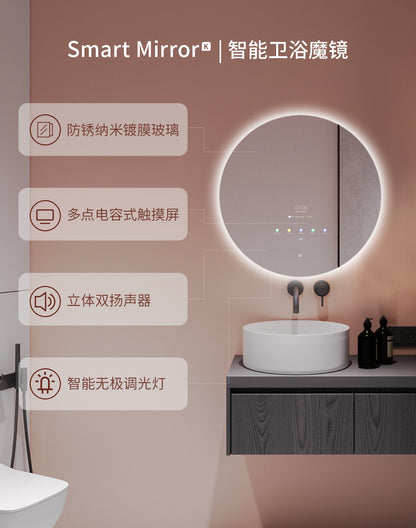 Smart bathroom mirror 10.1 inch