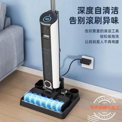 Intelligent dirt removal floor scrubber suction and mopping machine